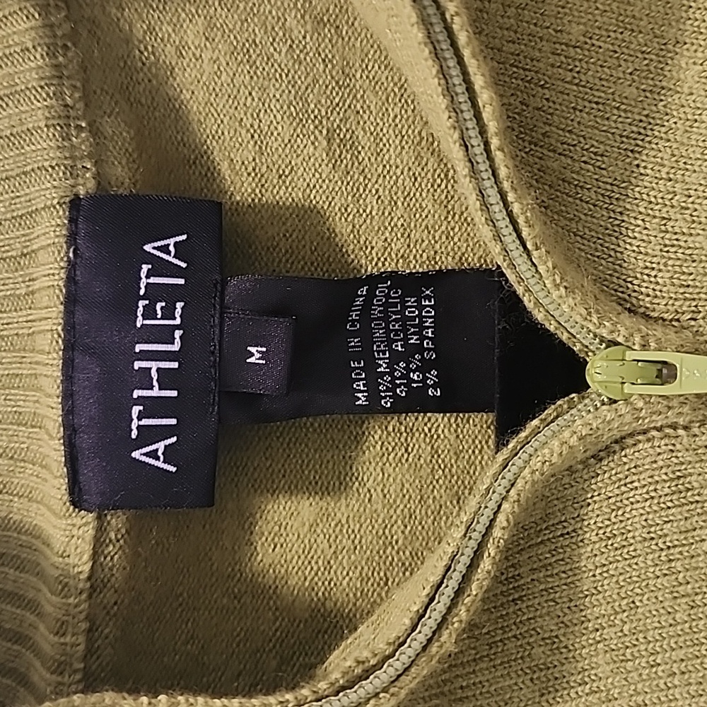 Athleta Med Pullover Half Zip - image 2